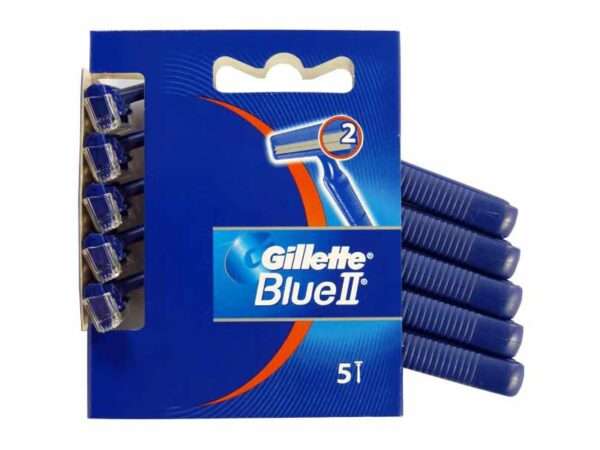 Gillette Blue II Fixed Ξυραφάκια μίας χρήσης 5τμχ