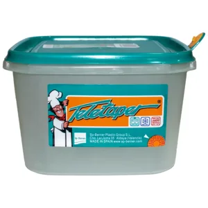 Φαγητοδοχείο (Τάπερ) Τετράγωνο 2,8lt -Teletaper