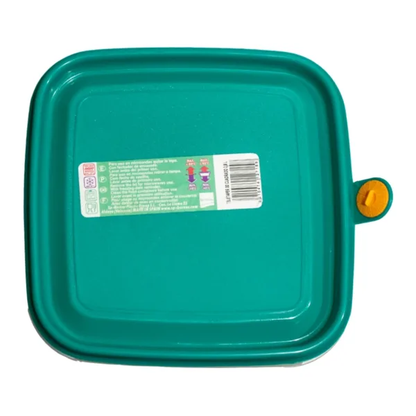 Φαγητοδοχείο (Τάπερ) Τετράγωνο 2,8lt -Teletaper