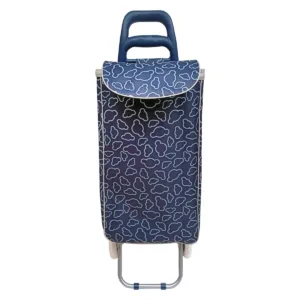 Καρότσι Λαϊκής Μπλε Ύφασμα με Σχέδιο 33lt