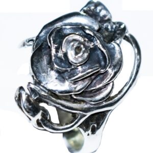 Δαχτυλίδι Τριαντάφυλλο ασήμι 925°